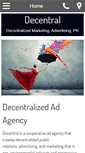 Mobile Screenshot of decentral.com